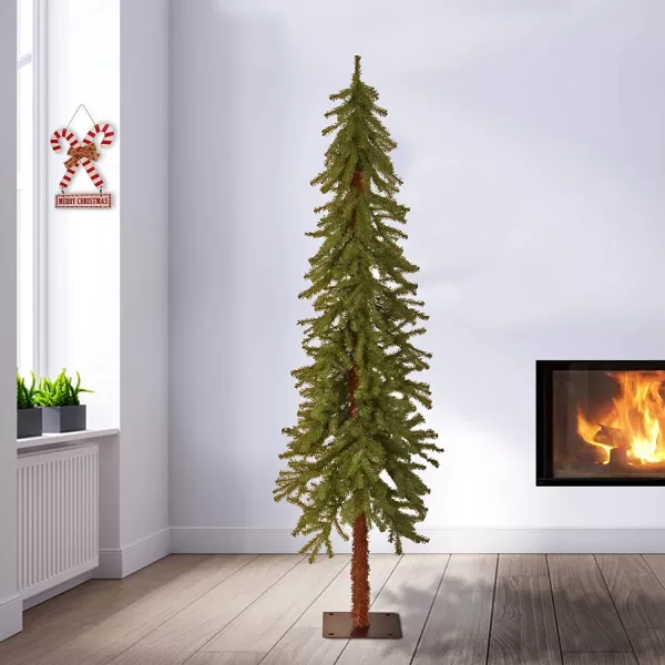 National Tree Company Artificial Christmas Tree  Includes Stand  Hickory Cedar Slim  6 ft6 ft