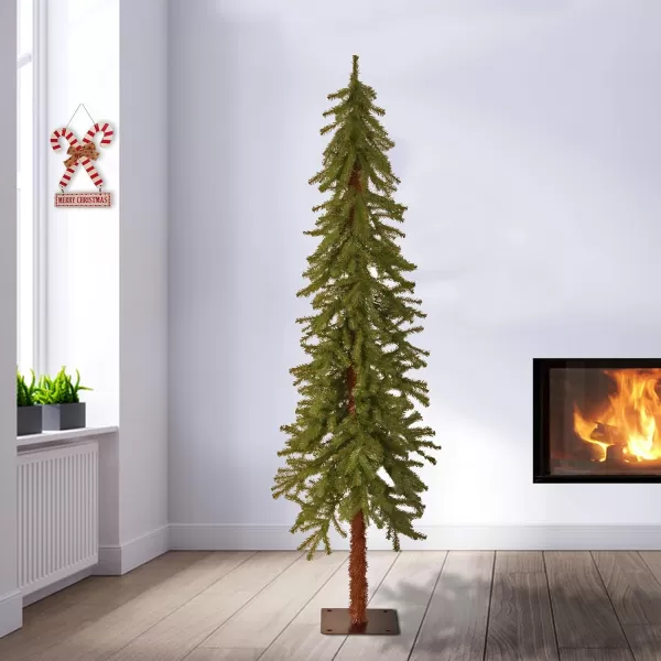 National Tree Company Artificial Christmas Tree  Includes Stand  Hickory Cedar Slim  6 ft6 ft