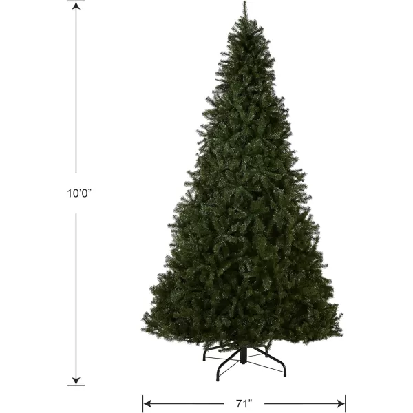 National Tree Company Artificial Giant Christmas Tree Green North Valley Spruce Includes Stand 10 FeetNational Tree Company Artificial Giant Christmas Tree Green North Valley Spruce Includes Stand 10 Feet