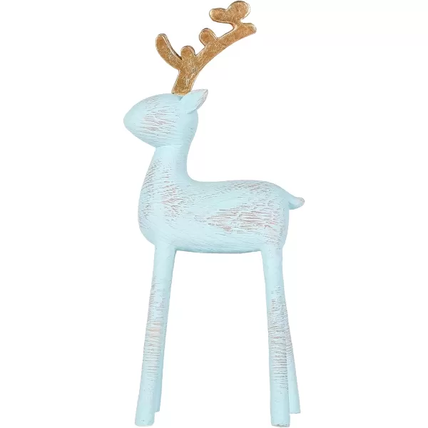 National Tree Company First Traditions Woodgrain Reindeer Christmas Decor with Woodgrain Finish Blue 9 inNational Tree Company First Traditions Woodgrain Reindeer Christmas Decor with Woodgrain Finish Blue 9 in