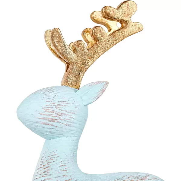 National Tree Company First Traditions Woodgrain Reindeer Christmas Decor with Woodgrain Finish Blue 9 inNational Tree Company First Traditions Woodgrain Reindeer Christmas Decor with Woodgrain Finish Blue 9 in