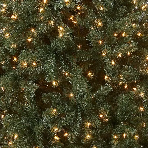 National Tree Company PreLit Artificial Full Christmas Tree Blue North Valley Spruce White Lights Includes Stand 65 feet65 ft