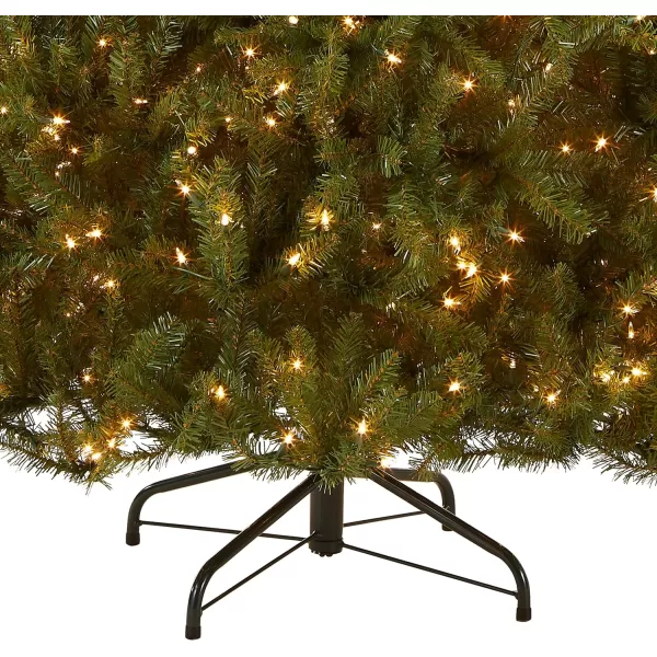 National Tree Company PreLit Artificial Full Christmas Tree Green Dunhill Fir Clear Lights Includes PowerConnect and Stand 9 Feet65 ft Tree