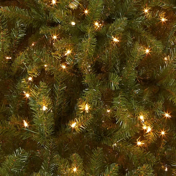 National Tree Company PreLit Artificial Full Christmas Tree Green Dunhill Fir Clear Lights Includes PowerConnect and Stand 9 Feet65 ft Tree