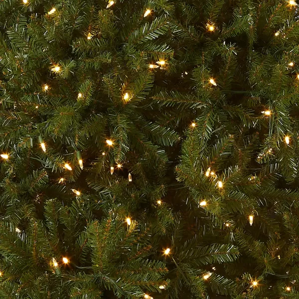 National Tree Company PreLit Artificial Full Christmas Tree Green Dunhill Fir Dual Color LED Lights Includes PowerConnect and Stand 75 Feet10 ft Christmas Tree