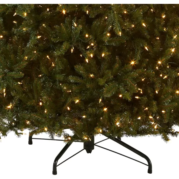 National Tree Company PreLit Artificial Full Christmas Tree Green Dunhill Fir Dual Color LED Lights Includes PowerConnect and Stand 75 Feet10 ft Christmas Tree