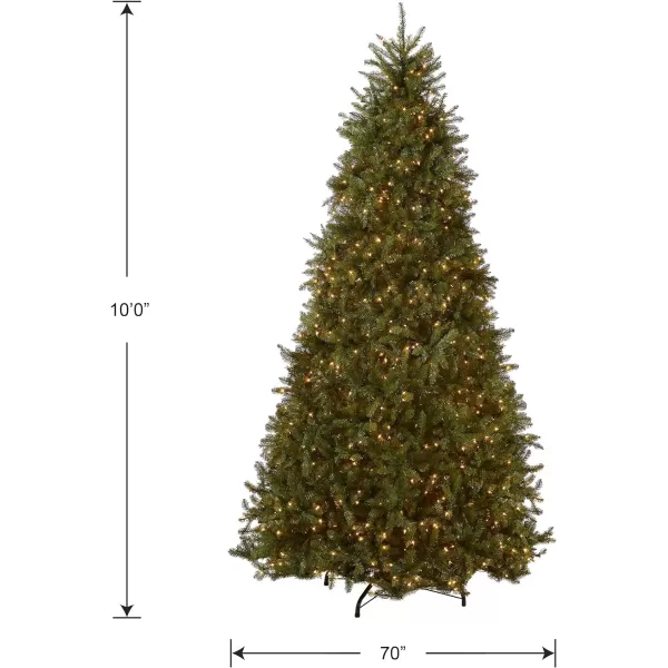 National Tree Company PreLit Artificial Full Christmas Tree Green White Lights Includes Stand 10 FeetNational Tree Company PreLit Artificial Full Christmas Tree Green White Lights Includes Stand 10 Feet