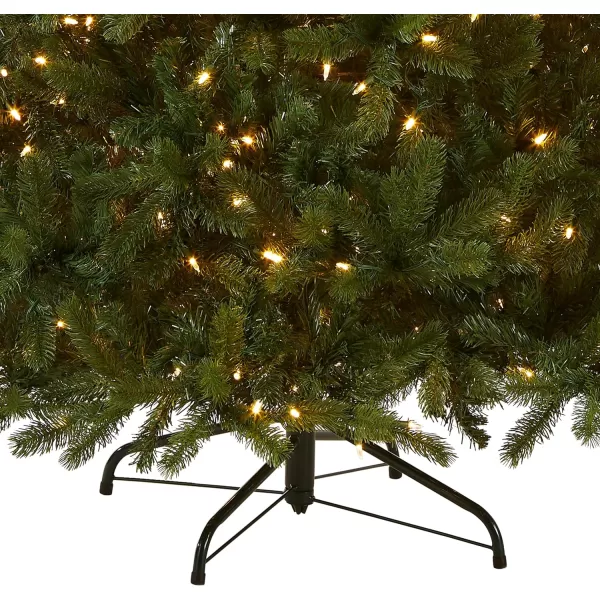 National Tree Company PreLit Feel Real Artificial Full Downswept Christmas Tree Green Douglas Fir Dual Color LED Lights Includes PowerConnect and Stand 65 Feet65 ft