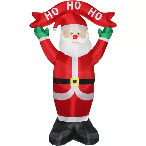 National Tree Company 8 ft Inflatable Ho Santa RedNational Tree Company 8 ft Inflatable Ho Santa Red