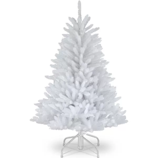 National Tree Company Artificial Christmas Tree  Includes Stand  Dunhill White Fir  45 ft45 ft White