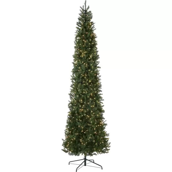 National Tree Company Artificial PreLit Slim Christmas Tree Green Kingswood Fir Multicolor Lights Includes Stand 12 FeetNational Tree Company Artificial PreLit Slim Christmas Tree Green Kingswood Fir Multicolor Lights Includes Stand 12 Feet