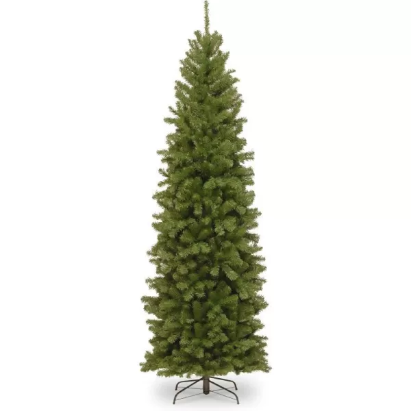 National Tree Company Artificial Slim Christmas Tree Green North Valley Spruce Includes Stand 9 FeetNational Tree Company Artificial Slim Christmas Tree Green North Valley Spruce Includes Stand 9 Feet