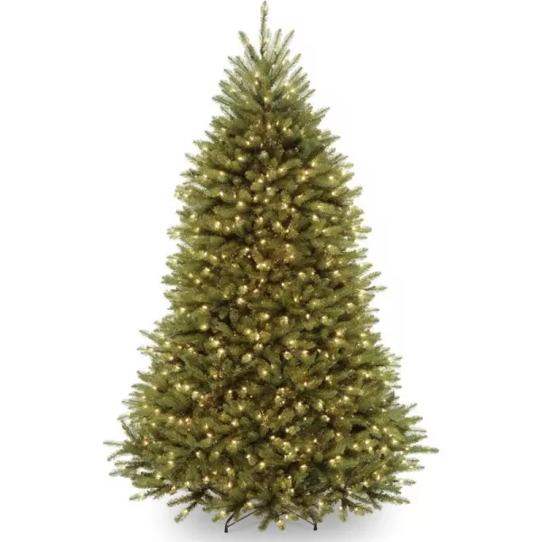 National Tree Company PreLit Artificial Full Christmas Tree Green Dunhill Fir Clear Lights Includes PowerConnect and Stand 9 Feet65 ft Tree