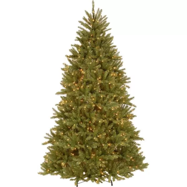 National Tree Company PreLit Artificial Full Christmas Tree Green Dunhill Fir Clear Lights Includes PowerConnect and Stand 9 Feet75 ft Tree