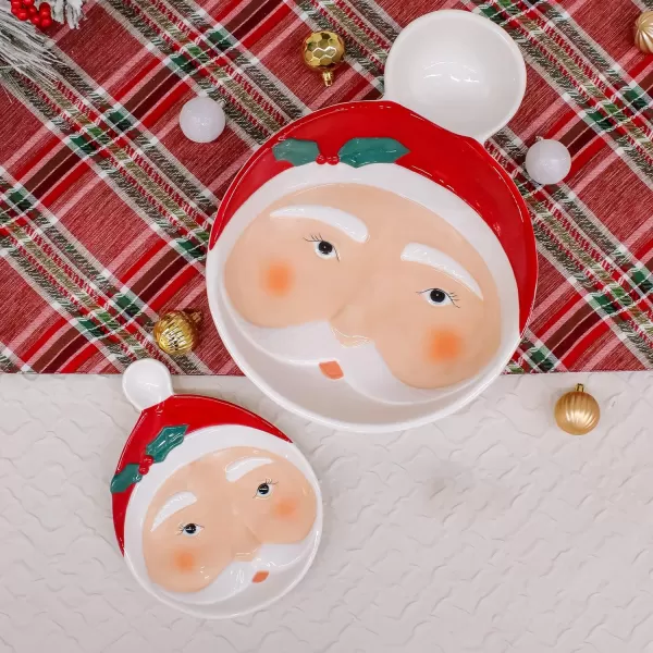 HGTV Home Collection 145 Santa Chip amp Dip RedHGTV Home Collection 145 Santa Chip amp Dip Red