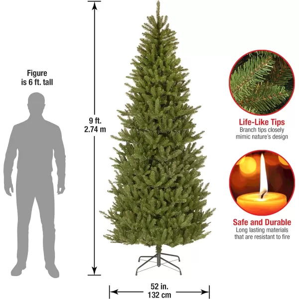 National Tree Company Artificial Christmas Tree  Fraser Fir Slim  9 ftNational Tree Company Artificial Christmas Tree  Fraser Fir Slim  9 ft