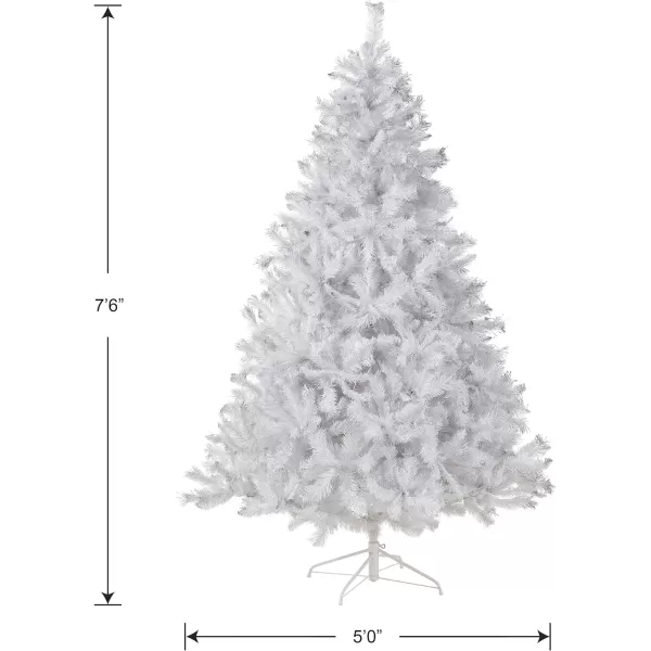 National Tree Company Artificial Christmas Tree  Includes Stand  White With Silver Glitter  Winchester White Pine  75 ftNational Tree Company Artificial Christmas Tree  Includes Stand  White With Silver Glitter  Winchester White Pine  75 ft