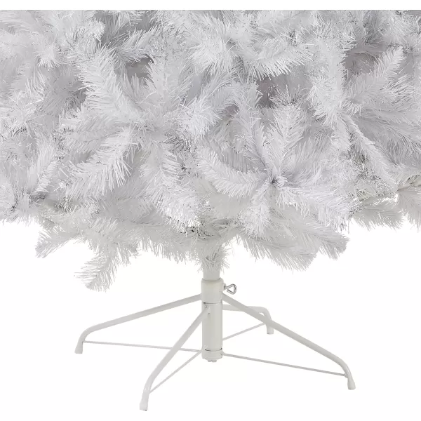 National Tree Company Artificial Christmas Tree  Includes Stand  White With Silver Glitter  Winchester White Pine  75 ftNational Tree Company Artificial Christmas Tree  Includes Stand  White With Silver Glitter  Winchester White Pine  75 ft