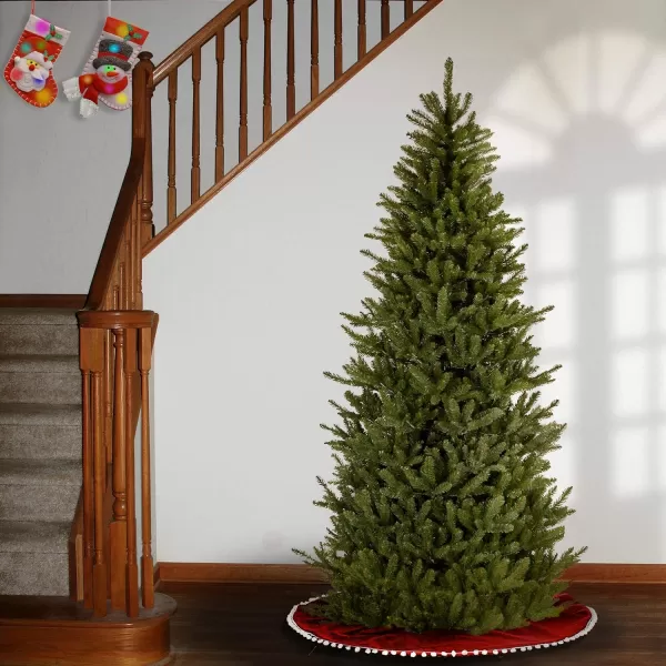 National Tree Company Artificial Christmas Tree Includes Stand  Fraser Fir Slim7 ft GreenNational Tree Company Artificial Christmas Tree Includes Stand  Fraser Fir Slim7 ft Green