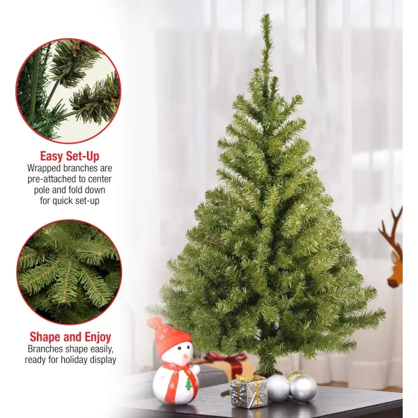 National Tree Company Artificial Mini Christmas Tree Green Kincaid Spruce Includes Stand 4 Feet3 ft