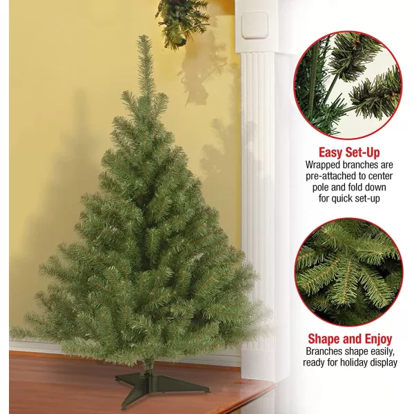 National Tree Company Artificial Mini Christmas Tree Green Kincaid Spruce Includes Stand 4 Feet4 ft