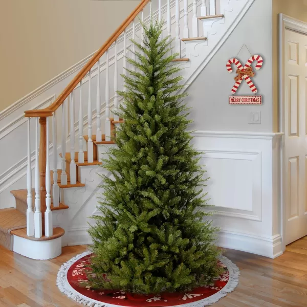 National Tree Company Artificial Slim Christmas Tree Green Dunhill Fir Includes Stand 65 Feet65 ft