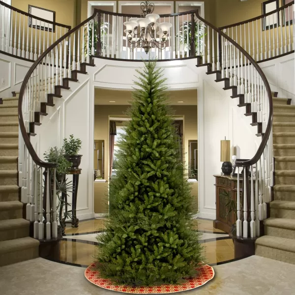 National Tree Company Artificial Slim Christmas Tree Green Dunhill Fir Includes Stand 65 Feet9 ft