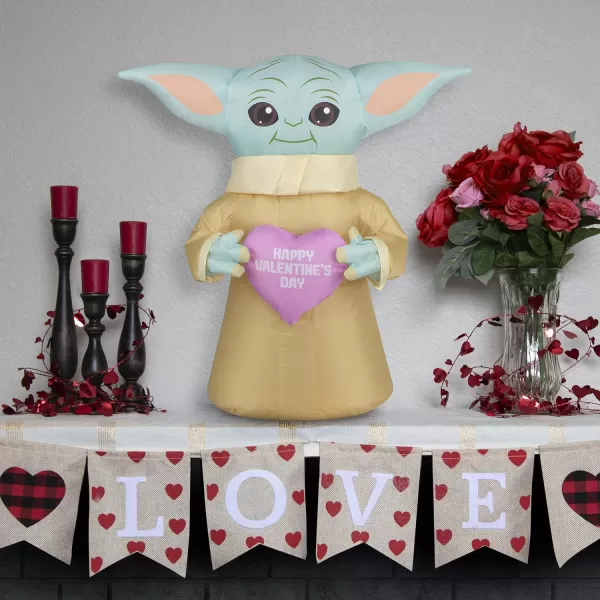 National Tree Company Inflatable Valentines Baby Yoda Battery Operated Valentines Day Collection 20 InchesNational Tree Company Inflatable Valentines Baby Yoda Battery Operated Valentines Day Collection 20 Inches