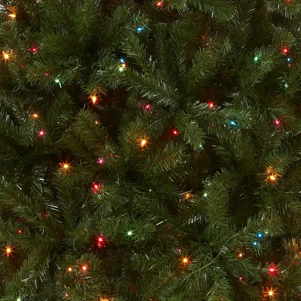 National Tree Company PreLit Artificial Full Christmas Tree Green North Valley Spruce Multicolor Lights Includes Stand 65 Feet65 ft