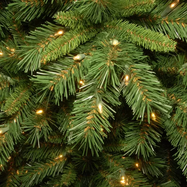 National Tree Company PreLit Artificial Slim Christmas Tree Green Tiffany Fir White Lights Includes Stand 9 FeetNational Tree Company PreLit Artificial Slim Christmas Tree Green Tiffany Fir White Lights Includes Stand 9 Feet