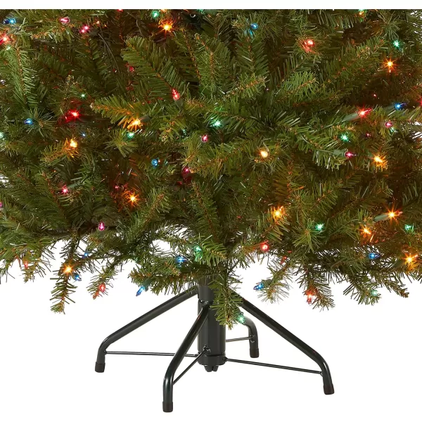 National Tree Dunhill Fir Tree With Multicolor Lights  45 Feet45 ft Multicolored Lights