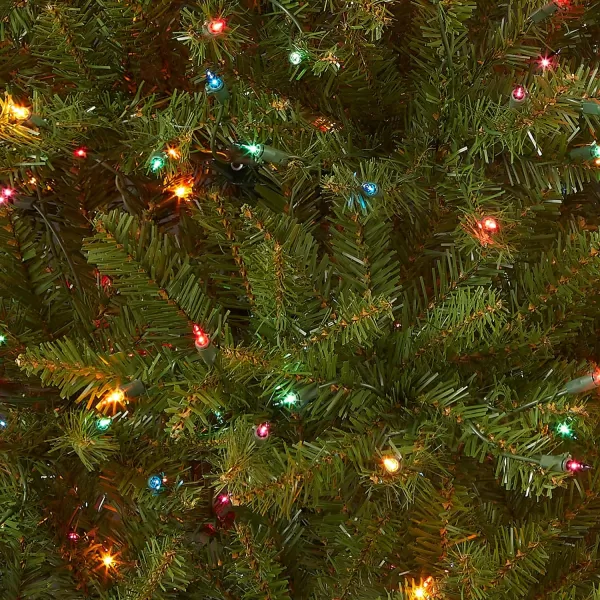 National Tree Dunhill Fir Tree With Multicolor Lights  45 Feet45 ft Multicolored Lights