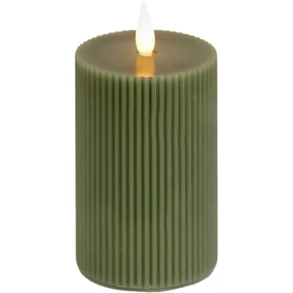 HGTV Home Collection Georgetown Real Motion Flameless Candle With Remote Green with Warm White LED Lights Battery Powered 10 inHGTV Home Collection Georgetown Real Motion Flameless Candle With Remote Green with Warm White LED Lights Battery Powered 10 in