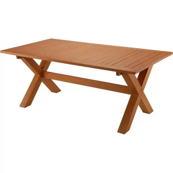 National Outdoor Living Eucalyptus Wood Patio Picnic Style TableNational Outdoor Living Eucalyptus Wood Patio Picnic Style Table