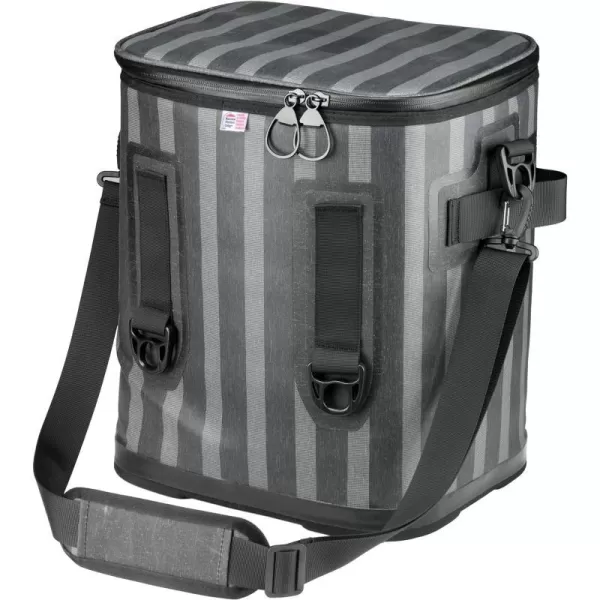 National Outdoor Living Grey Stripe Soft Cooler ToteNational Outdoor Living Grey Stripe Soft Cooler Tote