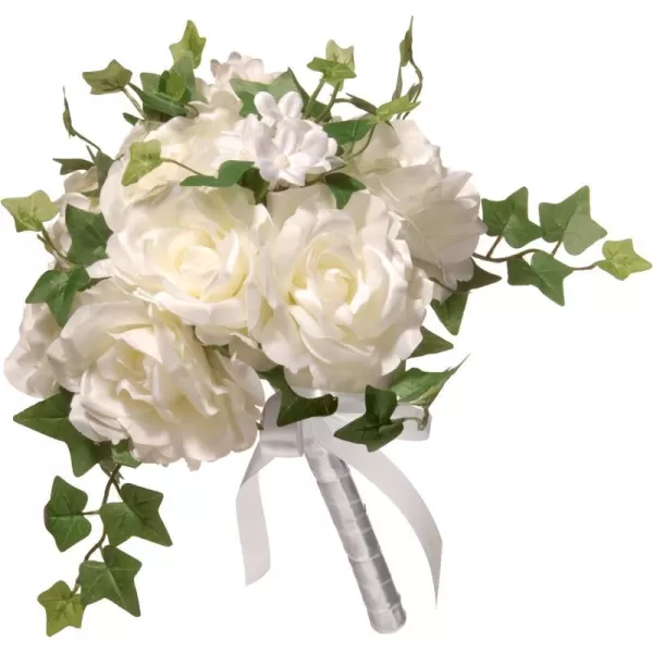 National Tree 12 White Rose BouquetNational Tree 12 White Rose Bouquet