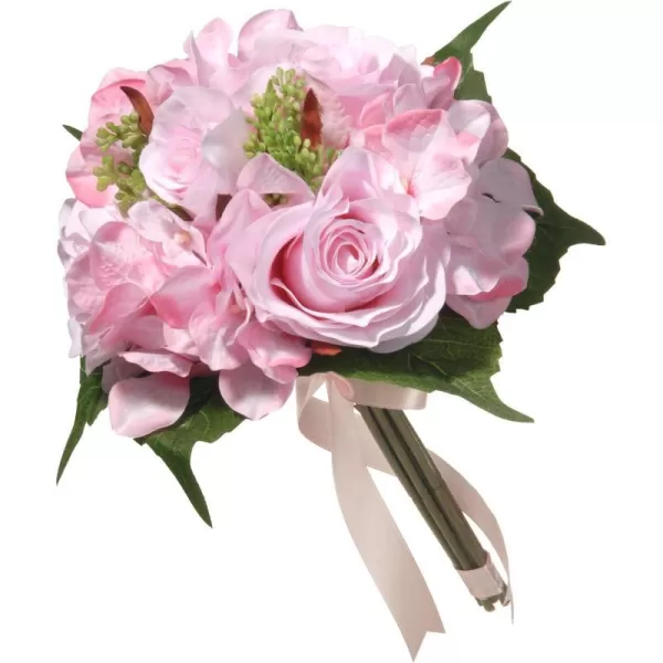 National Tree 122 Pink Rose amp Hydrangea BouquetNational Tree 122 Pink Rose amp Hydrangea Bouquet