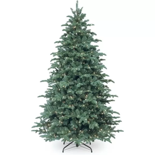 National Tree 75 Feel Real Mountain Noble Blue Spruce Tree with 750 Clear Lights Hinged PEMBS330075National Tree 75 Feel Real Mountain Noble Blue Spruce Tree with 750 Clear Lights Hinged PEMBS330075