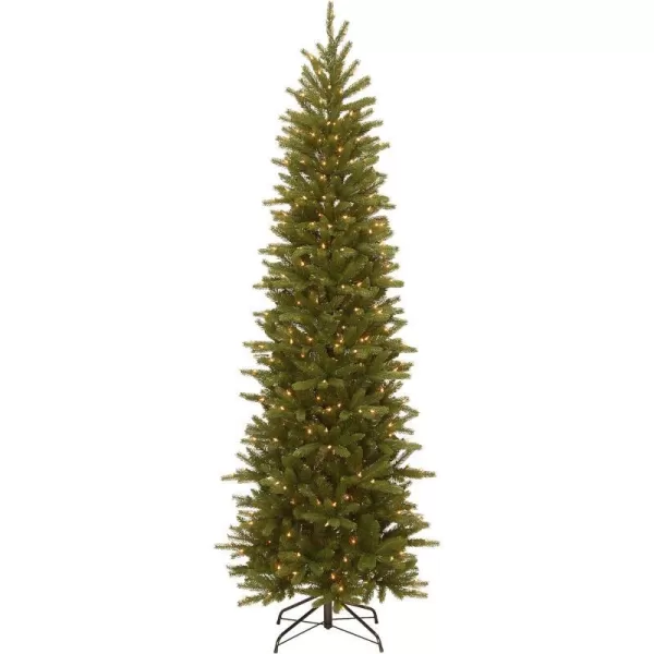 National Tree 75 Foot Feel Real Grande Fir Pencil Slim Tree with 350 Clear Lights Hinged PEGF433475National Tree 75 Foot Feel Real Grande Fir Pencil Slim Tree with 350 Clear Lights Hinged PEGF433475