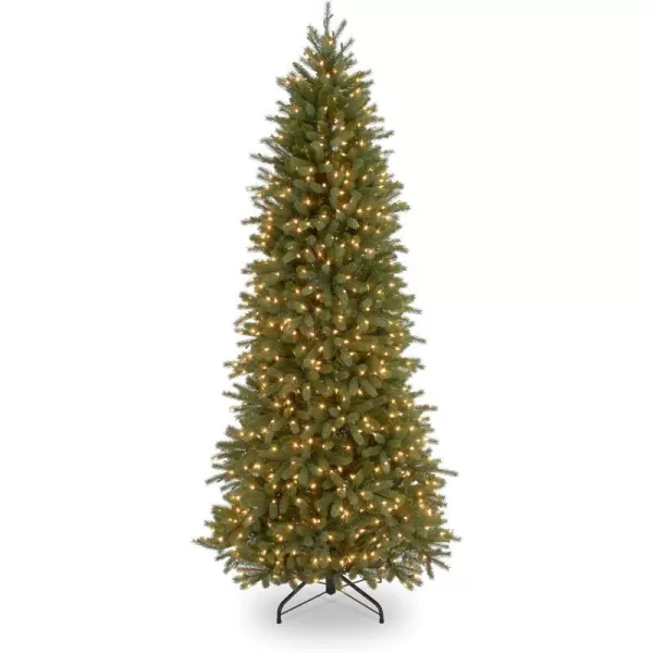 National Tree 75 Foot Jersey Fraser Fir Pencil Slim Tree with 650 Clear Lights PEJF436275National Tree 75 Foot Jersey Fraser Fir Pencil Slim Tree with 650 Clear Lights PEJF436275