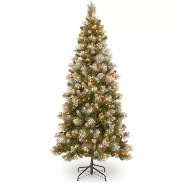 National Tree 75 Foot Snow Capped Mountain Pine Slim TreeNational Tree 75 Foot Snow Capped Mountain Pine Slim Tree