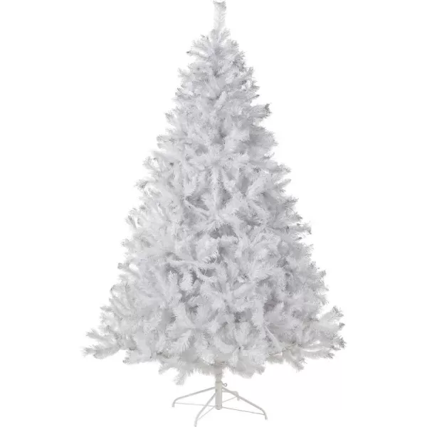 National Tree Company Artificial Christmas Tree  Includes Stand  White With Silver Glitter  Winchester White Pine  75 ftNational Tree Company Artificial Christmas Tree  Includes Stand  White With Silver Glitter  Winchester White Pine  75 ft