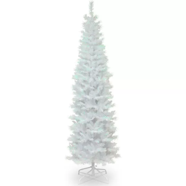 National Tree Company Artificial Christmas Tree Purple Tinsel Includes Stand 6 feetWhite Christmas Tree