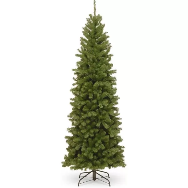 National Tree Company Artificial Slim Christmas Tree Green North Valley Spruce Includes Stand 7 FeetNational Tree Company Artificial Slim Christmas Tree Green North Valley Spruce Includes Stand 7 Feet