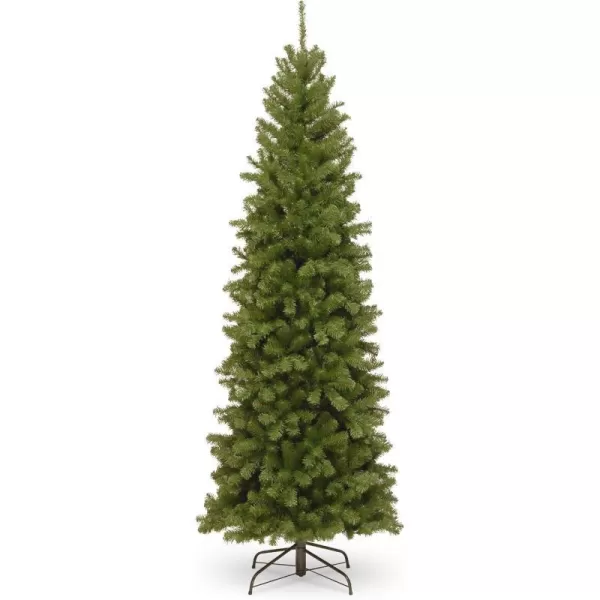 National Tree Company Artificial Slim Christmas Tree Green North Valley Spruce Includes Stand 75 FeetNational Tree Company Artificial Slim Christmas Tree Green North Valley Spruce Includes Stand 75 Feet