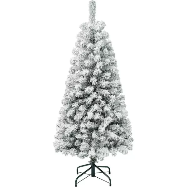 National Tree Company First Traditions Acacia Flocked Tree Christmas Tree 6 ft45 Feet