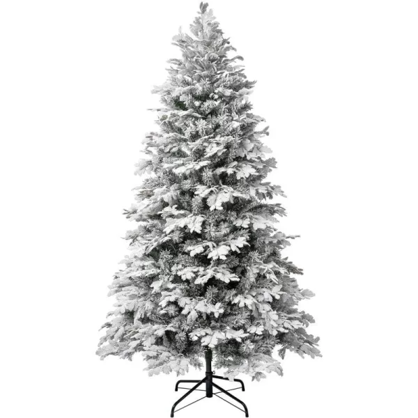 National Tree Company First Traditions Acacius Snowy Christmas Tree with Hinged BranchesNational Tree Company First Traditions Acacius Snowy Christmas Tree with Hinged Branches