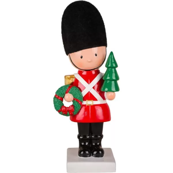 National Tree Company First Traditions Christmas Soldier with Wreath and Tree with Polyresin Construction Red 11 inNational Tree Company First Traditions Christmas Soldier with Wreath and Tree with Polyresin Construction Red 11 in