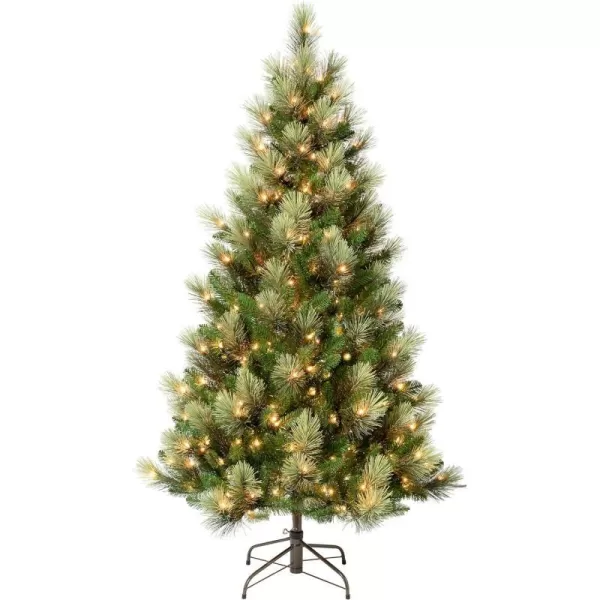 National Tree Company First Traditions PreLit Charleston Pine Snowy Slim Christmas Tree Clear Incandescent Lights Plug in 6 ftNational Tree Company First Traditions PreLit Charleston Pine Snowy Slim Christmas Tree Clear Incandescent Lights Plug in 6 ft