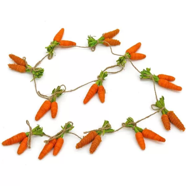 National Tree Company String of Carrots Hanging Garland Decoration Orange Easter Collection 64 InchesNational Tree Company String of Carrots Hanging Garland Decoration Orange Easter Collection 64 Inches